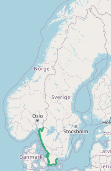 Utbredningskarta – var Fingertång växer i Sverige